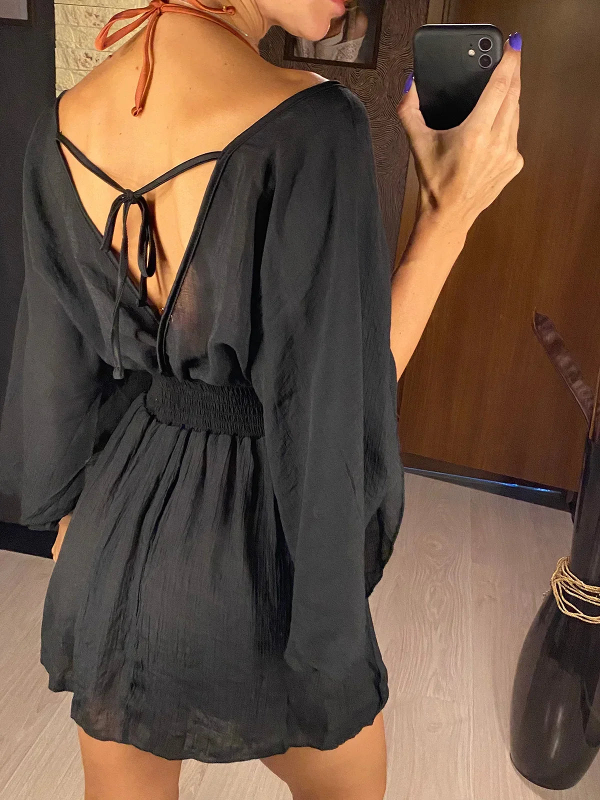 Backless Beach Cover-Up